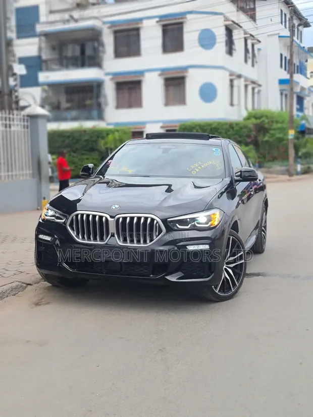 BMW X6 2021 Nyeusi ya Matt - 1