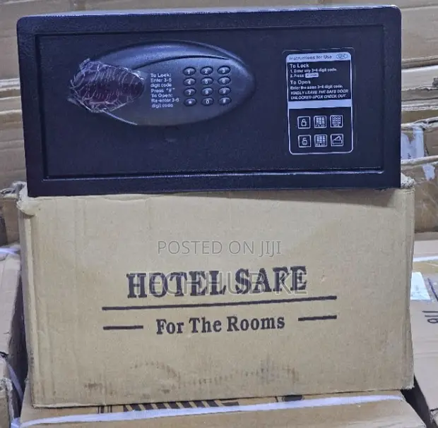Digital Safe Box with Watch Winder - Hotel & Jewelry Storage - 1