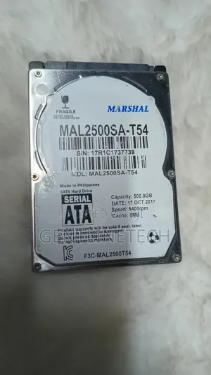 Marshal 500GB Internal HDD (Laptop 2.5")