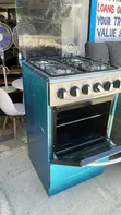 Unitech 50x55 Jiko la Gesi Kamili na Auto-Ignition (Fedha) - 1