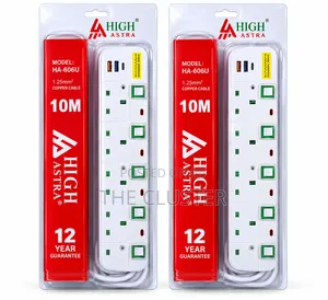 High Astra 6-Way Extension Cable with USB & Type-C