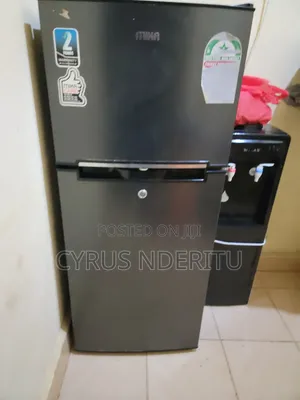 Mika Refrigerator - Black, 2-Door