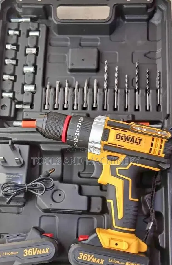 DeWalt 36V Brushless Cordless Drill Mpya - 1