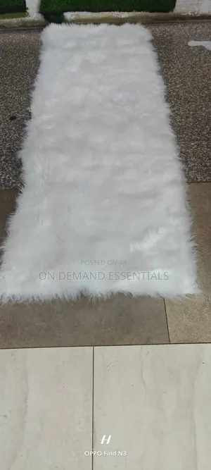 Faux Fur Bedside Mat 50x180cm