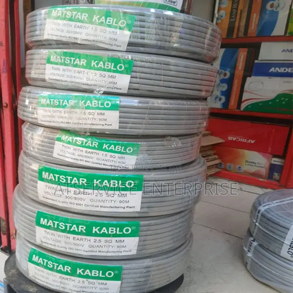 90M 2.5mm2 Twin Earth Cable for Wiring - 1