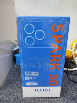 New Tecno Spark 50 128GB Black