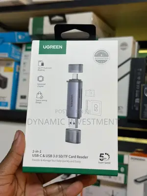 UGREEN 2-in-1 USB-C & USB 3.0 SD/TF Card Reader