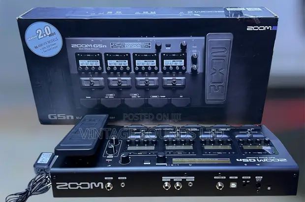 Zoom G5n Multi-Effects Guitar Pedal with Expression Pedal - Brand New - 1