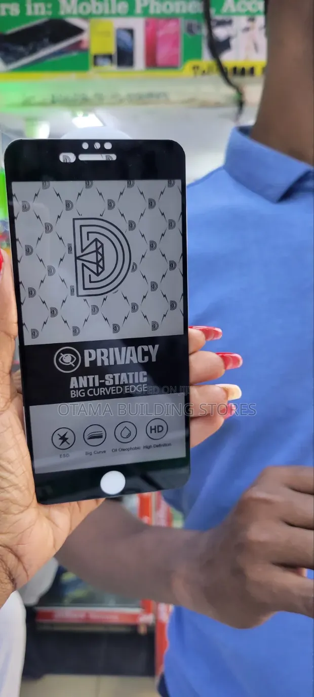 iPhone 8 Plus Privacy Screen Protector - 1