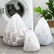 Mifuko 3 ya Nguo za Kufulia ya Kamba ya Mesh - 5
