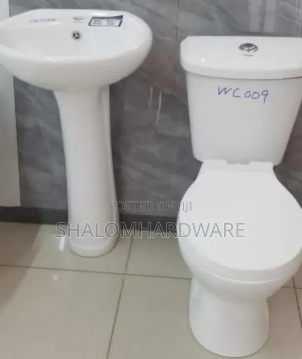 Premier Toilet Set ya Water Closet - Mpya Kabisa - 1