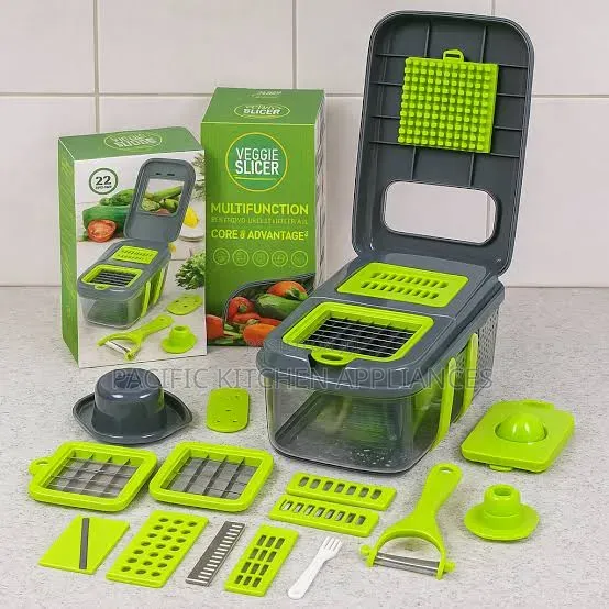 16 Piece Vegetable Cutter Slicer Dicer Chopper - 1