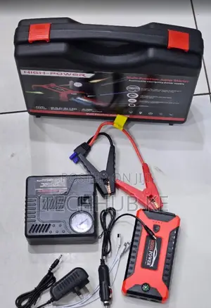 12V Car Jump Starter Power Bank na Tire Inflator