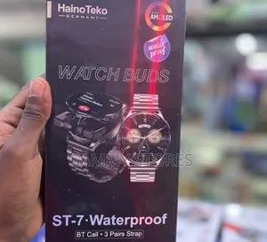 HainoTeko ST-7 Multifunction Smartwatch with Wireless Earbuds