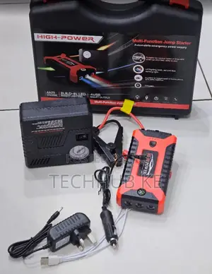 12V Portable Jump Starter & Tire Inflator 600A
