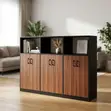 Kabati la Ofisi: 6-Door Storage Credenza - 4