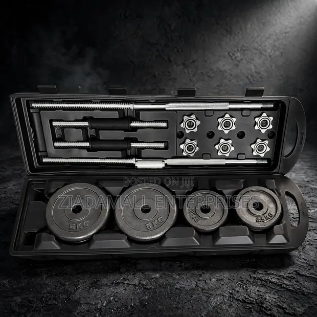 York 50kg Dumbbell Set - 1