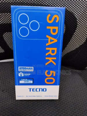 New Tecno Spark 50 128GB Black