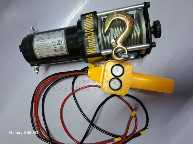 DC Electric Winch 1300kg - 1