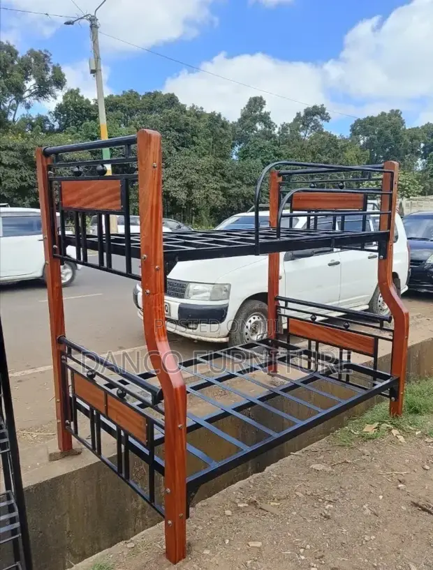 Double Decker Bed - Mahogany 4x3.5x6 - 1