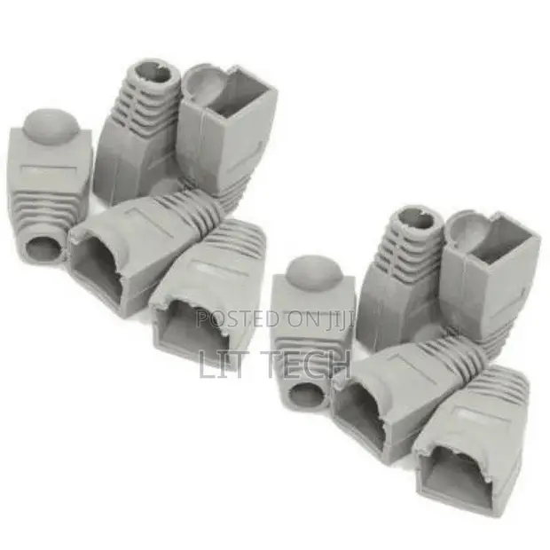 100 Pcs RJ45 Super Five Crystal Head Jackets - 1