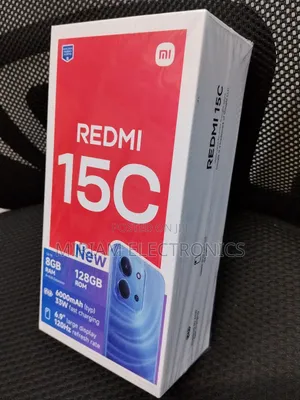 Xiaomi Redmi 15C 4G 128GB Mpya Nyeusi