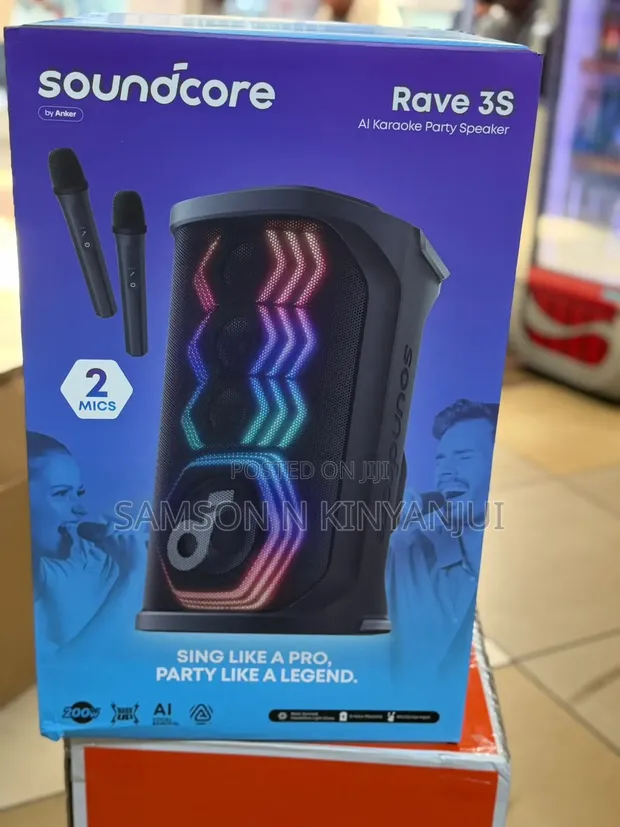 Soundcore by Anker Rave 3S 200W Speaker with 2 Mics - 1