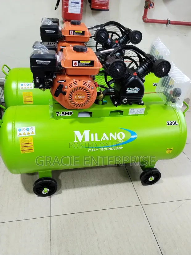 Milano 200L Petrol Air Compressor - 1