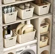 A&S Plastic Plain Storage Baskets (34cm x 28.5cm) - 2