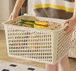 A&S Plastic Plain Storage Baskets (34cm x 28.5cm) - 3