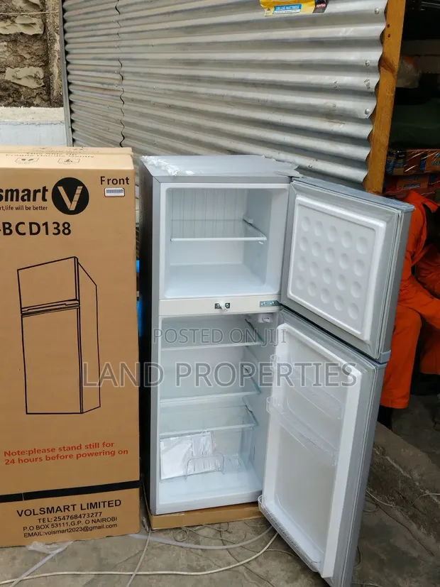 Volsmart 138L Double Door Fridge | Energy Saving - 1