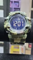 Skmei Green Camouflage Digital Watch - 1