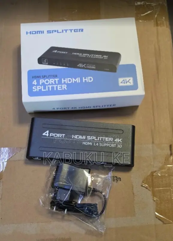 1x4 HDMI Splitter Up to 4K Resolution - 1