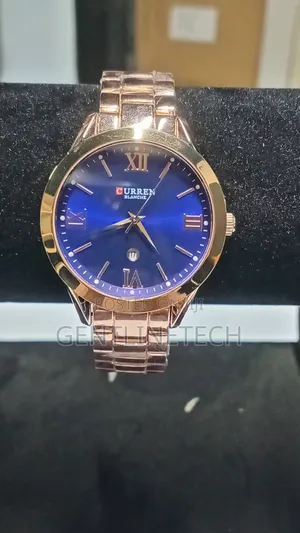 Curren Blanche Gold Analog Watch