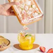 Household Silicone Ice Cube Maker with Lid - 4