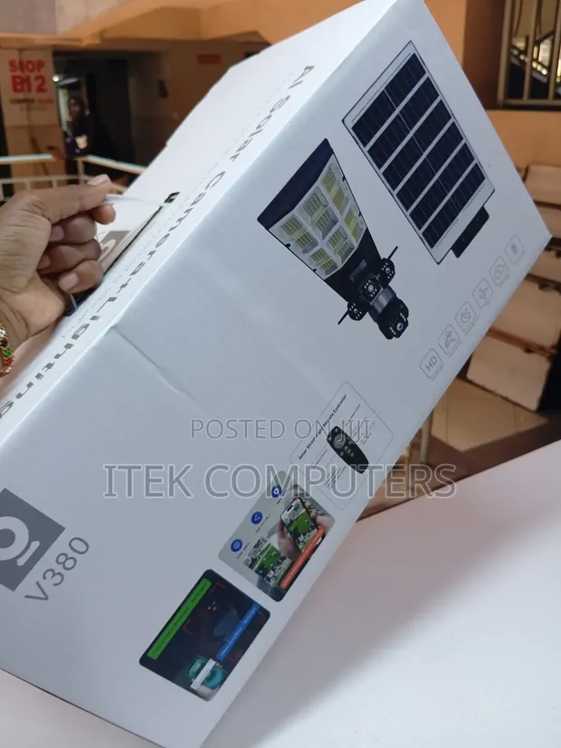 Kamera ya CCTV ya Solar ya 180W yenye AI - 1