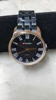 Curren Black and Gold Unisex Watch - 2