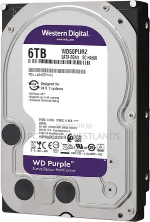 WD 6TB Purple Surveillance Internal Hard Drive HDD