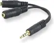 3.5mm Audio Splitter Jack kwa Mic & Headphone ya Kike - 2