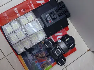 Solar AI CCTV with 180W Light for Outdoor Monitoring