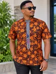 Shati za Pamba za Kitenge kwa Wanaume - 2