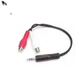 Kebo ya Sauti ya 6" 3.5mm Stereo Kiume kwenda 2 RCA Kike - 1