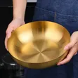 Bakuli la Ramen la Chuma cha Dhahabu la 3 Litre, 28cm - 2