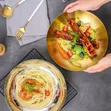 Bakuli la Ramen la Chuma cha Dhahabu la 3 Litre, 28cm - 5