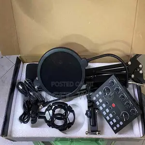 Black BM800 Professional Podcasting & Streaming Mic Kit