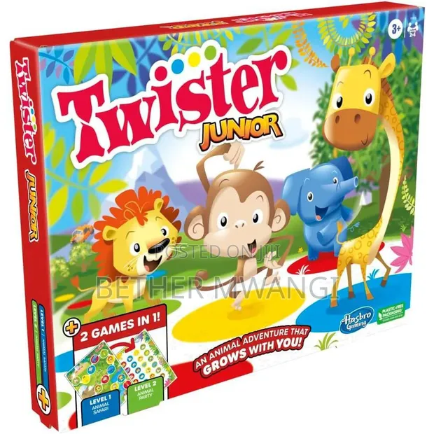 Mchezo wa Twister Junior - Mkeka Wenye Pande Mbili - 1