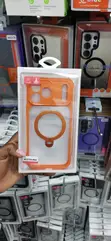 XUNDD Magnetic Ring Stand Case for iPhone 17 Pro Max - Orange - 1