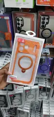 XUNDD Magnetic Ring Stand Case for iPhone 17 Pro Max - Orange - 2