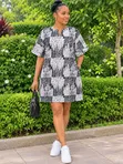 Ankara Shift Dress - 5