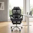 Kiti cha Ofisi cha Orthopedic chenye Mesh Kamili na Footrest - 2